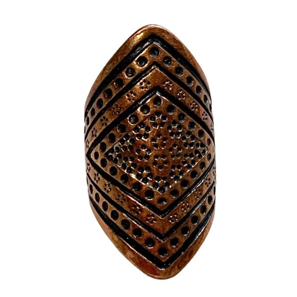 Jewelry - SOLD Ornate copper ring sz. 5